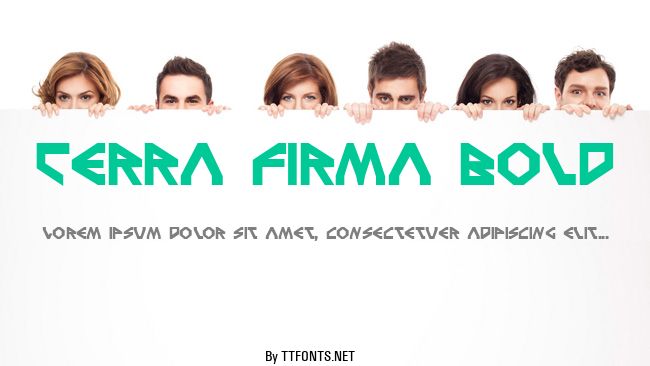 Terra Firma Bold example