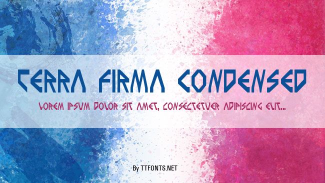 Terra Firma Condensed example