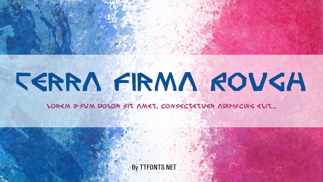 Terra Firma Rough example