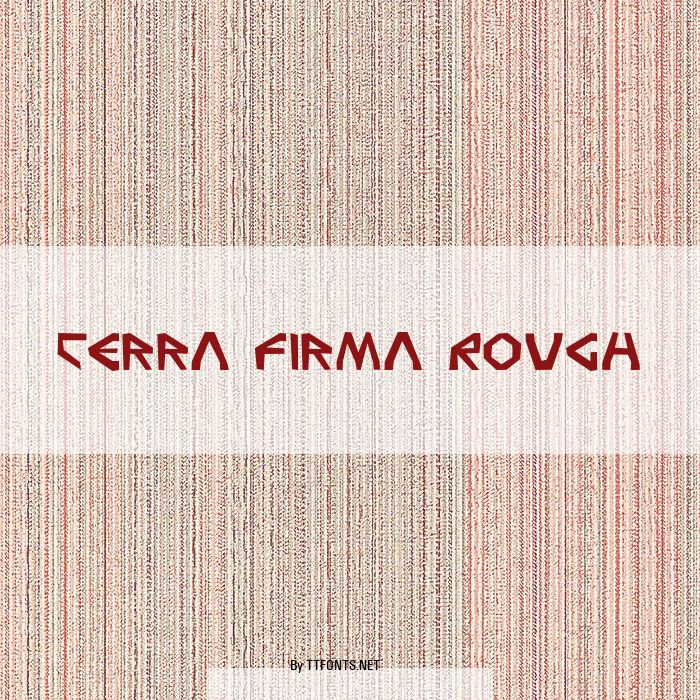 Terra Firma Rough example