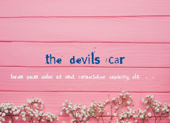 the devils car example