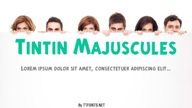 Tintin Majuscules example