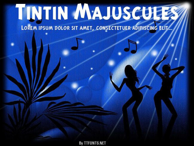 Tintin Majuscules example