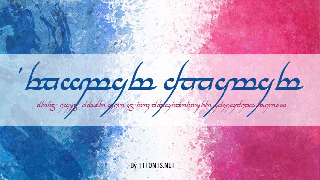 Tengwar Annatar example