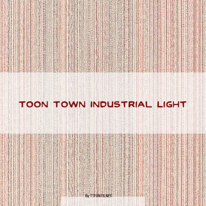 Toon Town Industrial Light example