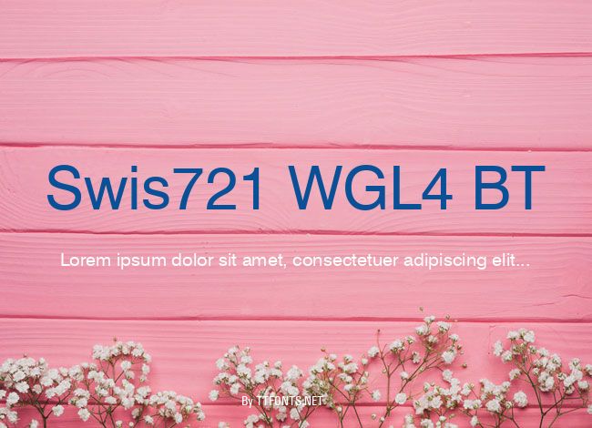 Swis721 WGL4 BT example