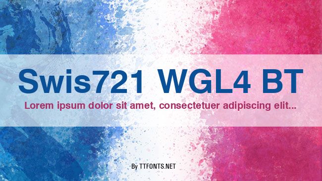 Swis721 WGL4 BT example