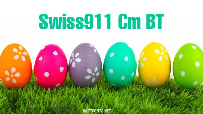 Swiss911 Cm BT example