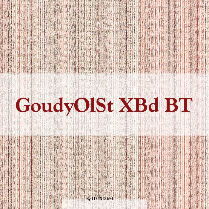 GoudyOlSt XBd BT example