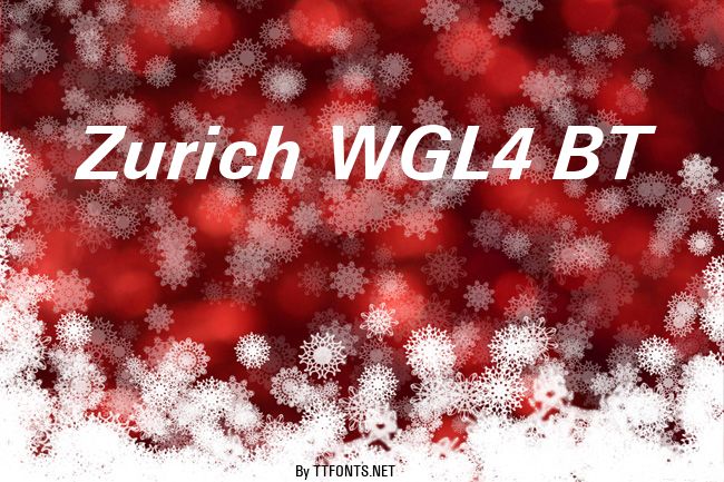 Zurich WGL4 BT example