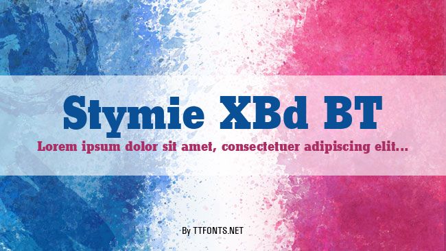 Stymie XBd BT example