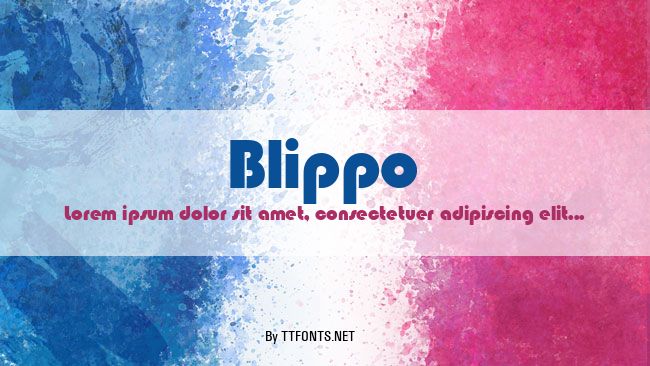 Blippo example