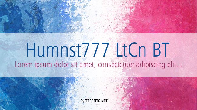 Humnst777 LtCn BT example