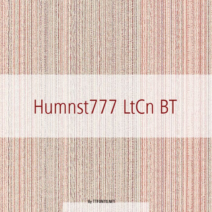 Humnst777 LtCn BT example