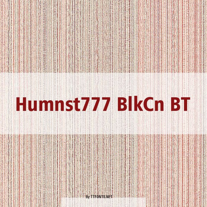 Humnst777 BlkCn BT example