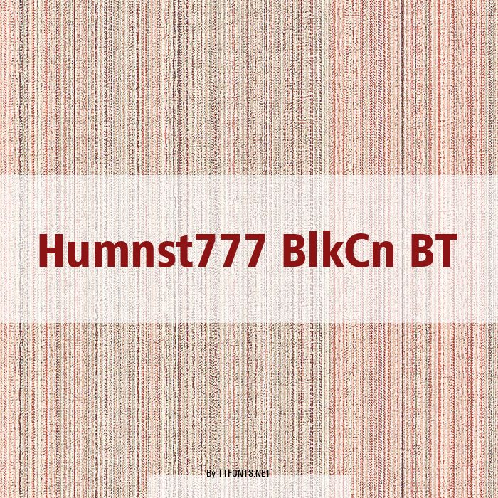 Humnst777 BlkCn BT example