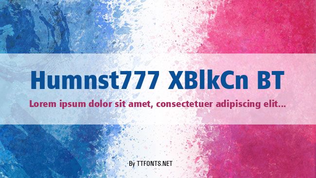 Humnst777 XBlkCn BT example