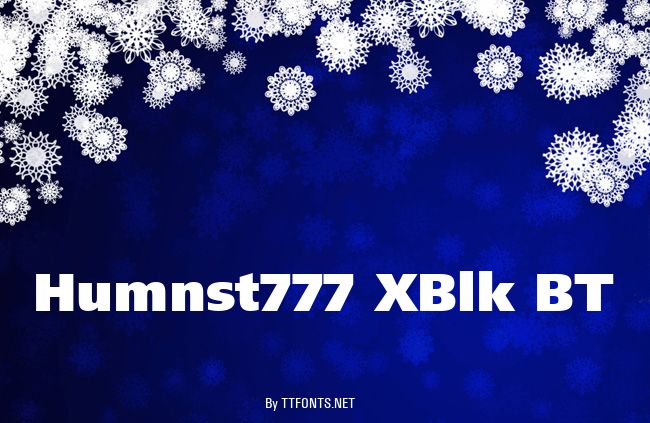 Humnst777 XBlk BT example