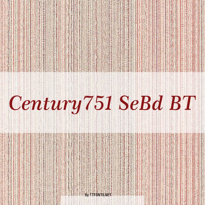 Century751 SeBd BT example