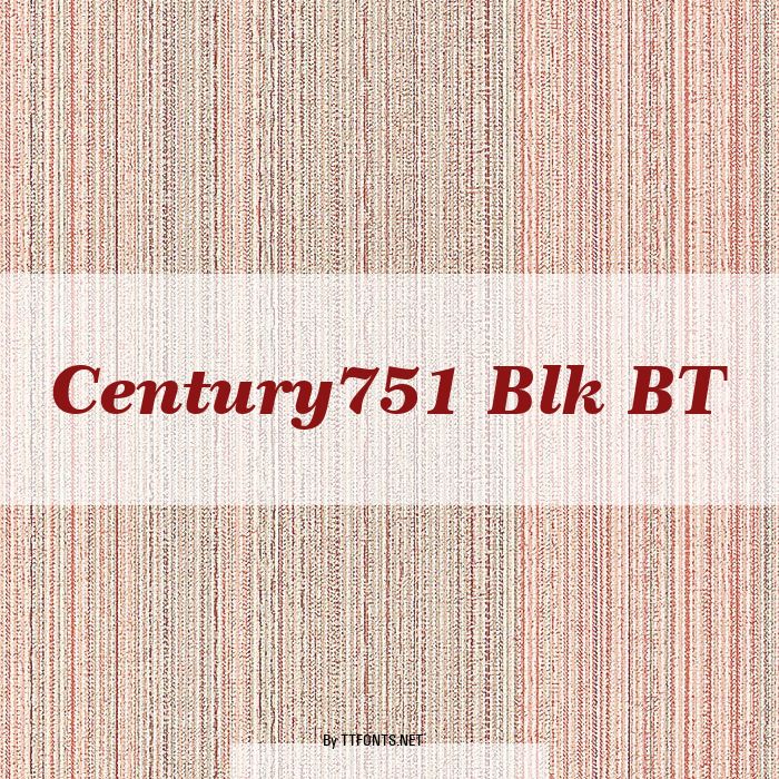Century751 Blk BT example