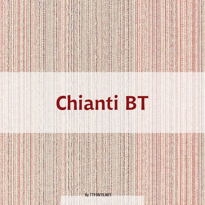 Chianti BT example