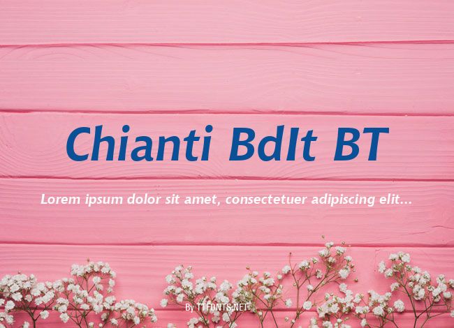 Chianti BdIt BT example