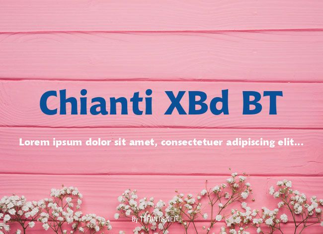 Chianti XBd BT example