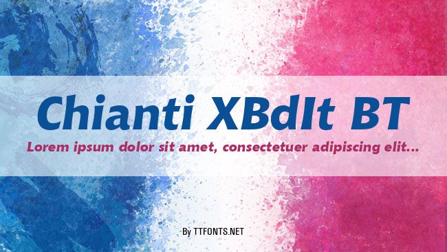 Chianti XBdIt BT example