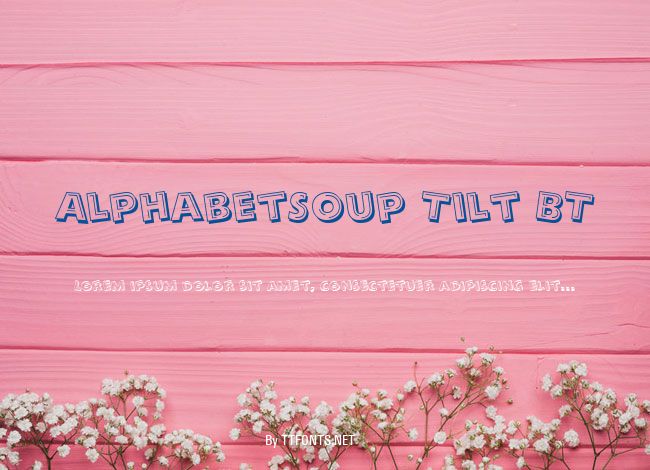 AlphabetSoup Tilt BT example