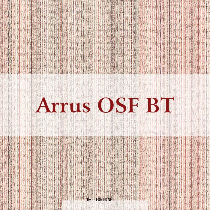 Arrus OSF BT example