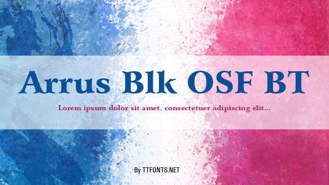 Arrus Blk OSF BT example
