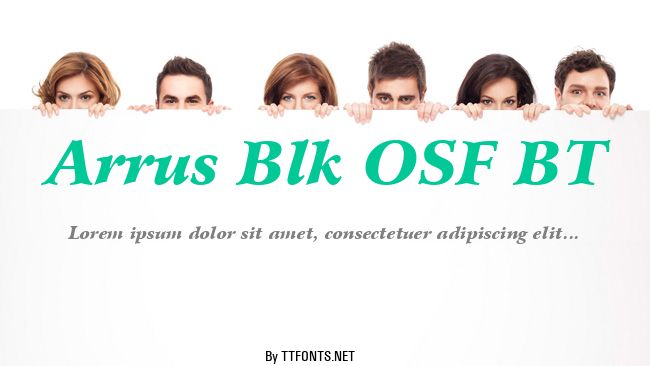 Arrus Blk OSF BT example