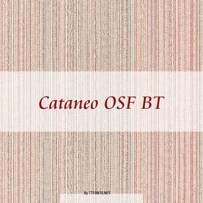 Cataneo OSF BT example