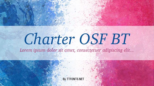 Charter OSF BT example