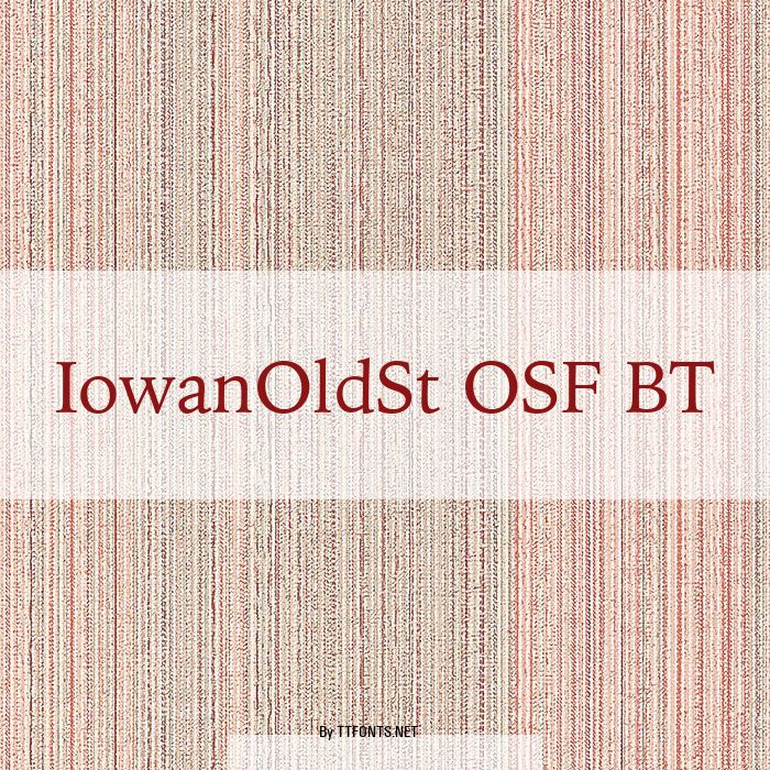 IowanOldSt OSF BT example