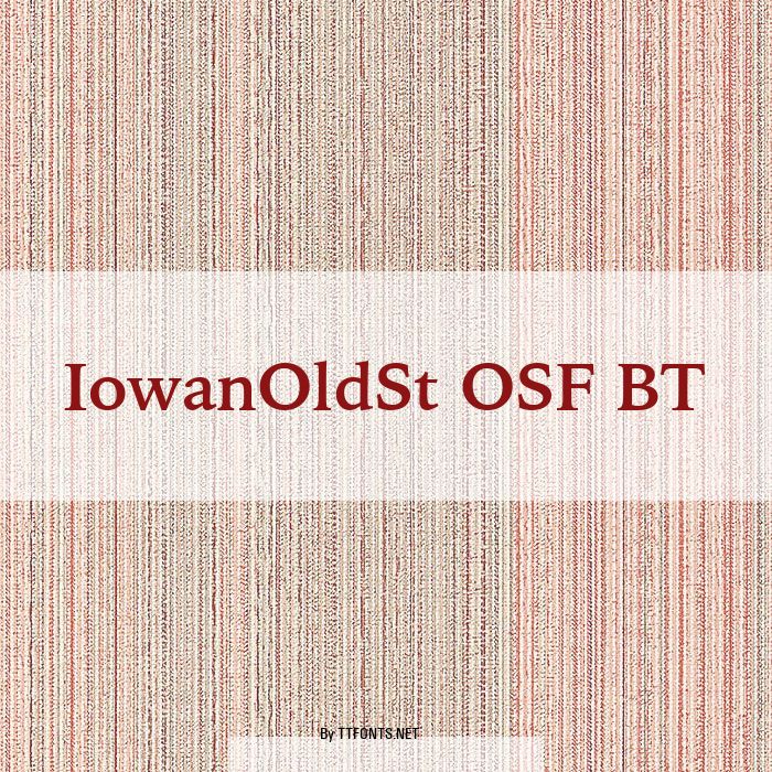 IowanOldSt OSF BT example