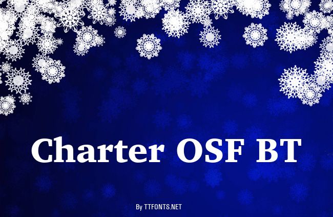 Charter OSF BT example