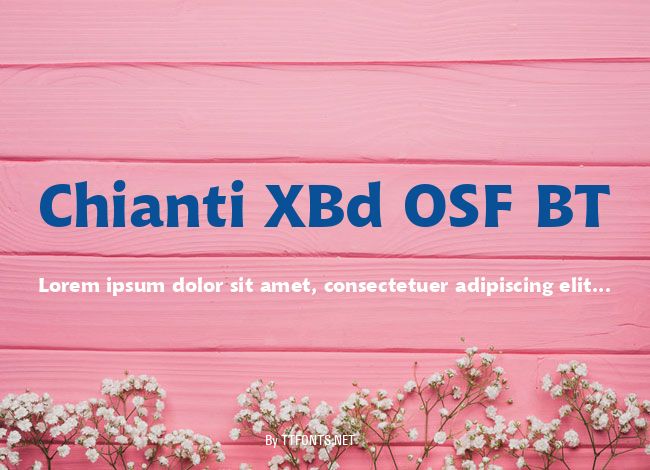 Chianti XBd OSF BT example