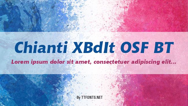 Chianti XBdIt OSF BT example