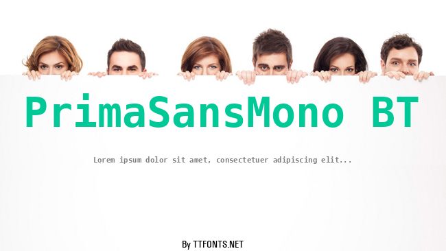 PrimaSansMono BT example