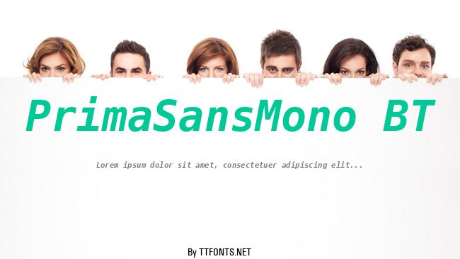 PrimaSansMono BT example