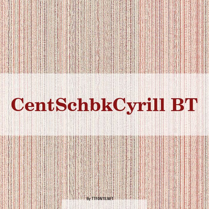 CentSchbkCyrill BT example