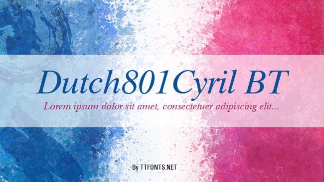 Dutch801Cyril BT example