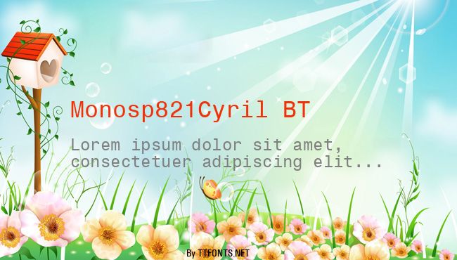 Monosp821Cyril BT example
