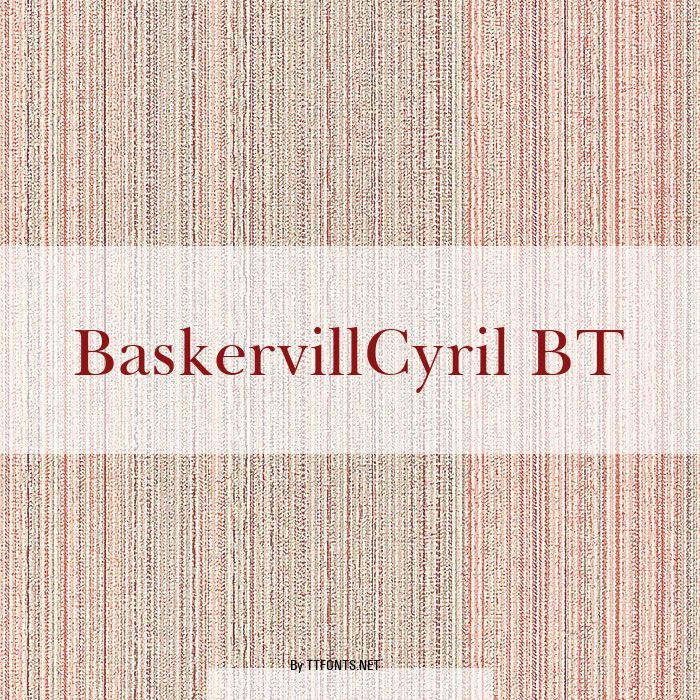 BaskervillCyril BT example