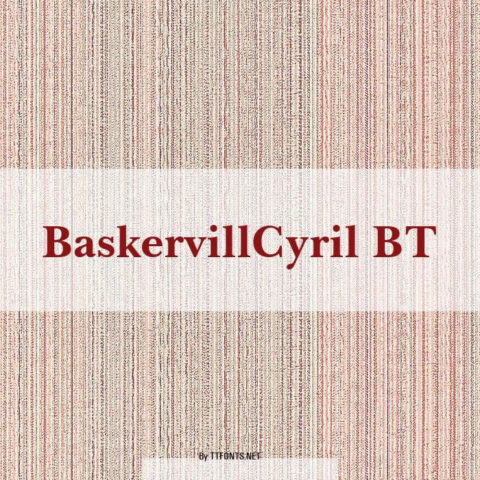 BaskervillCyril BT example