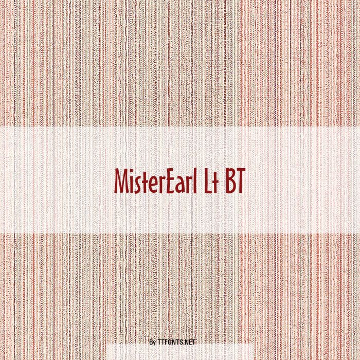 MisterEarl Lt BT example