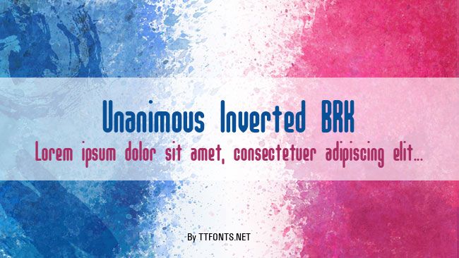 Unanimous Inverted BRK example