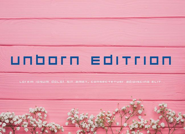 unborn editrion example