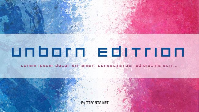 unborn editrion example